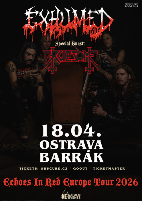 EXHUMED, GRUESOME - Ostrava