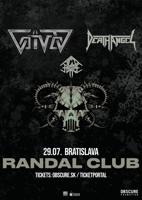 VOIVOD, DEATH ANGEL - Bratislava