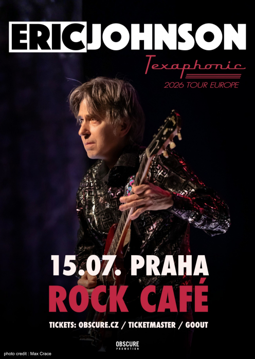 ERIC JOHNSON - Texaphonic Europe Tour 2026 - Praha