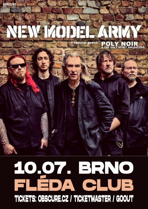 NEW MODEL ARMY, POLY NOIR & THE HOLY SPIRIT SMUGGLERS - Brno