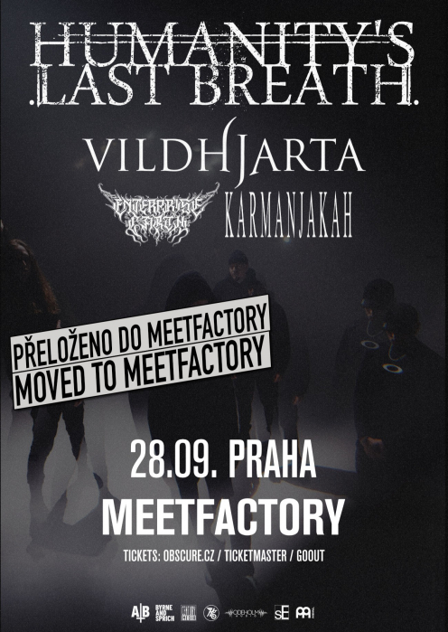 HUMANITY’S LAST BREATH, VILDHJARTA, ENTERPRISE EARTH, KARMANJAKAH - Praha