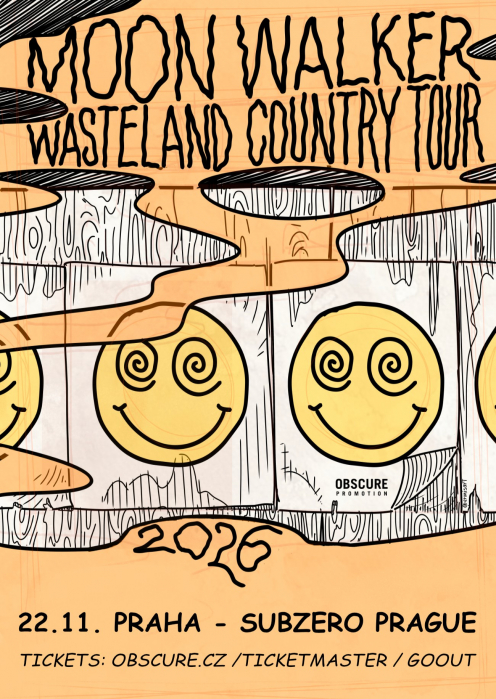 MOON WALKER'S WASTELAND COUNTRY TOUR - Praha