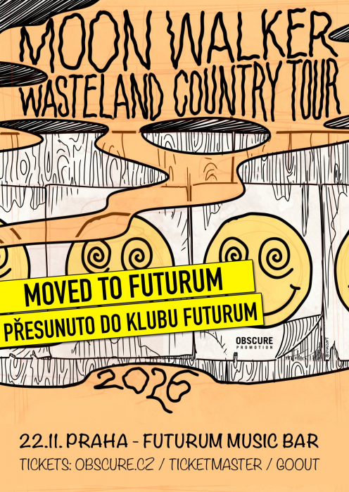 MOON WALKER'S WASTELAND COUNTRY TOUR - Praha