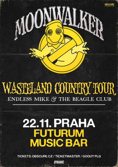 MOON WALKER'S WASTELAND COUNTRY TOUR - Praha