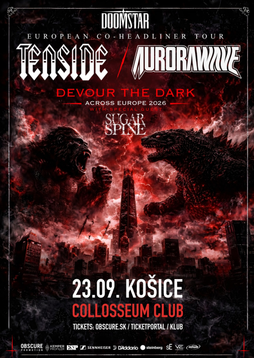 TENSIDE, AURORAWAVE, SUGAR SPINE - Košice