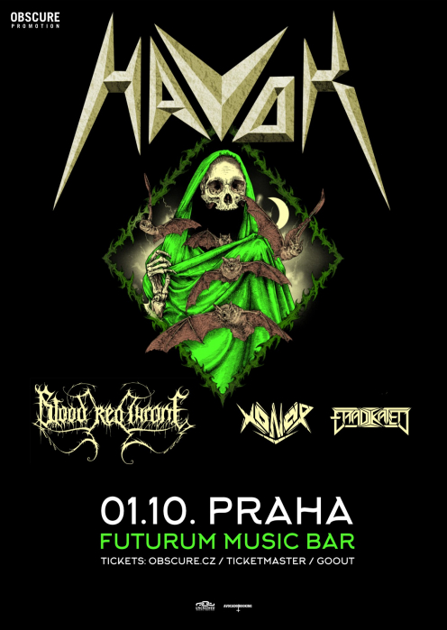 HAVOK, BLOOD RED THRONE, XONOR, ERADIKATED - Praha ...