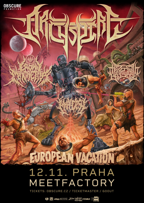 ARCHSPIRE, CROWN MAGNETAR, THE ZENITH PASSAGE, ANALEPSY - Praha