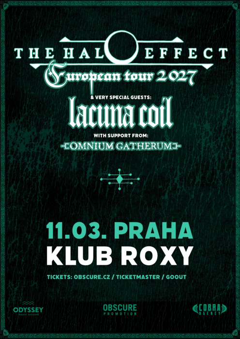 THE HALO EFFECT, LACUNA COIL, OMNIUM GATHERUM - Praha
