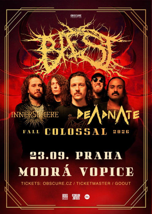BAEST, DEADNATE, INNERSPHERE - Praha