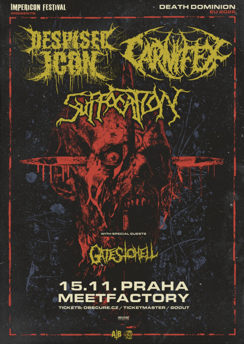 DESPISED ICON, CARNIFEX, SUFFOCATION, GATES TO HELL - Praha