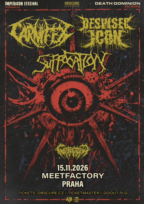 DESPISED ICON, CARNIFEX, SUFFOCATION, GUTRECTOMY - Praha