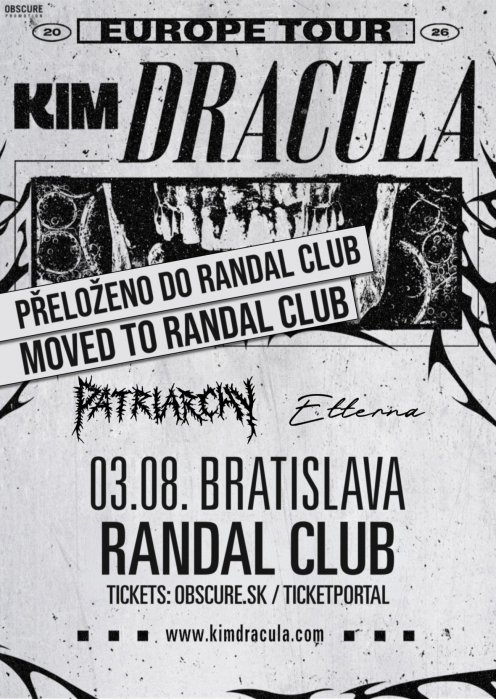 KIM DRACULA, PATRIARCHY, ETTERNA - Bratislava