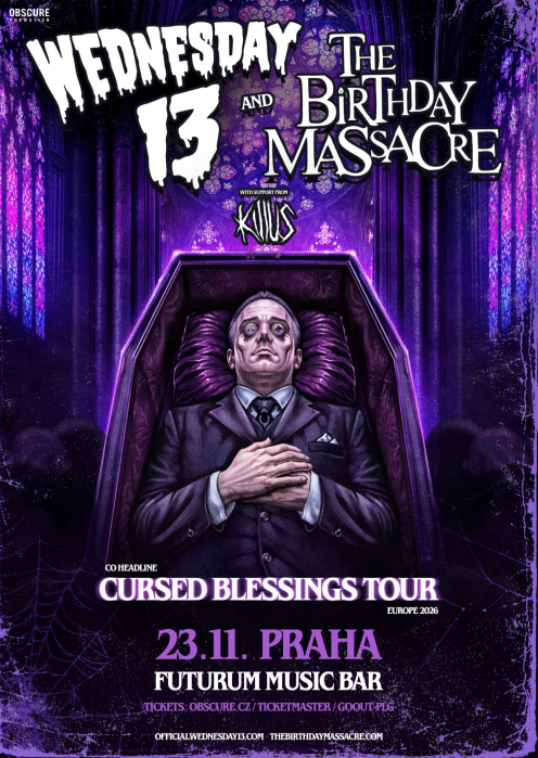 WEDNESDAY 13, THE BIRTHDAY MASSACRE, KILLUS - Praha