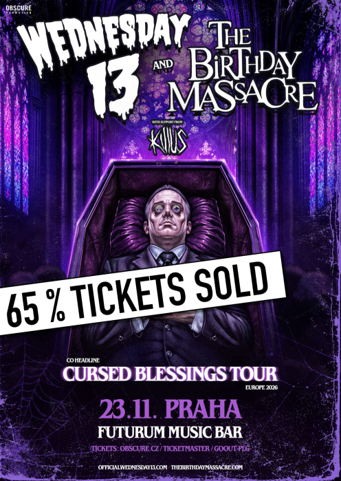 WEDNESDAY 13, THE BIRTHDAY MASSACRE, KILLUS - Praha