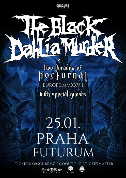 THE BLACK DAHLIA MURDER, special guest - Praha