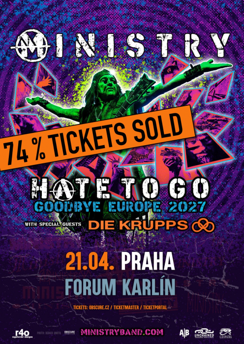 MINISTRY, DIE KRUPPS - Praha