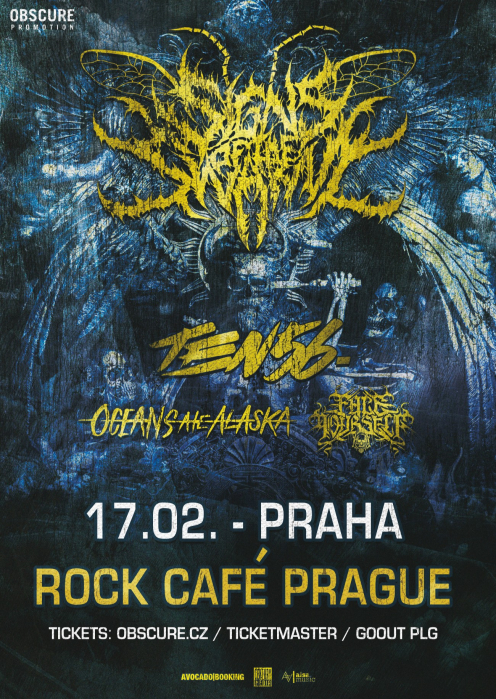 SIGNS OF THE SWARM, TEN56, OCEANS ATE ALASKA, FACE YOURSELF - Praha