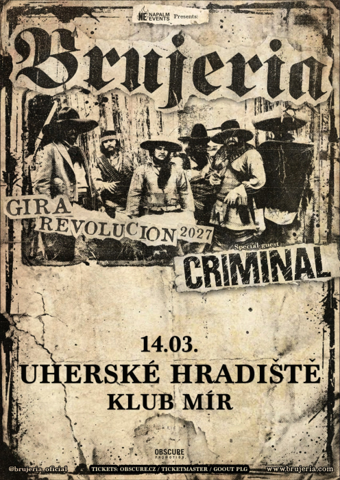 BRUJERIA, CRIMINAL - Uherské Hradiště