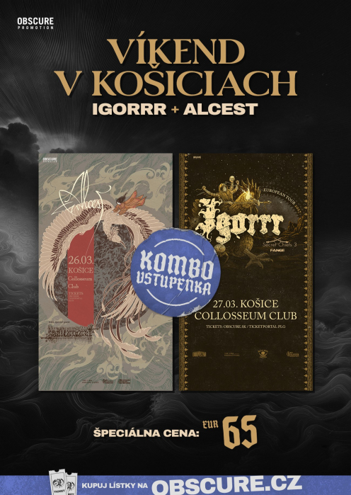 ALCEST // IGORRR - COMBO TICKET - Košice