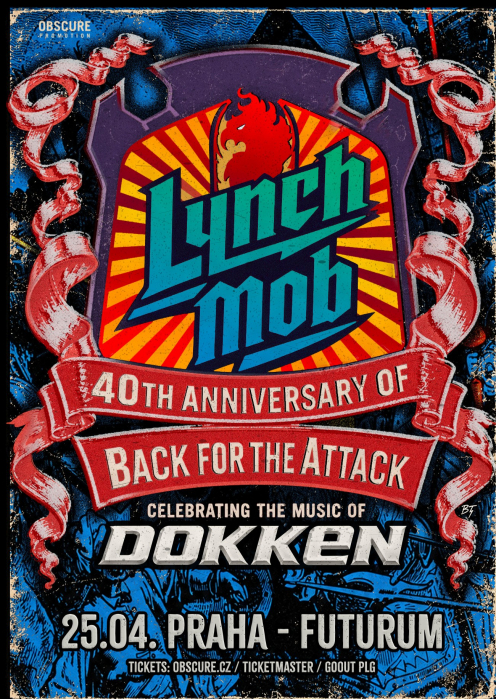 LYNCH MOB - 40th Anniversary of Back For The Attack - Celebrating The Music of Dokken - Praha