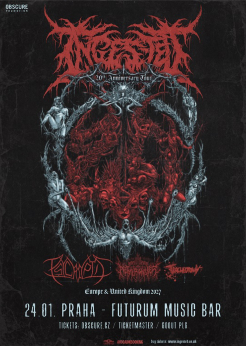 INGESTED, PSYCROPTIC, NETHERWALKER, TRACHEOTOMY - Praha