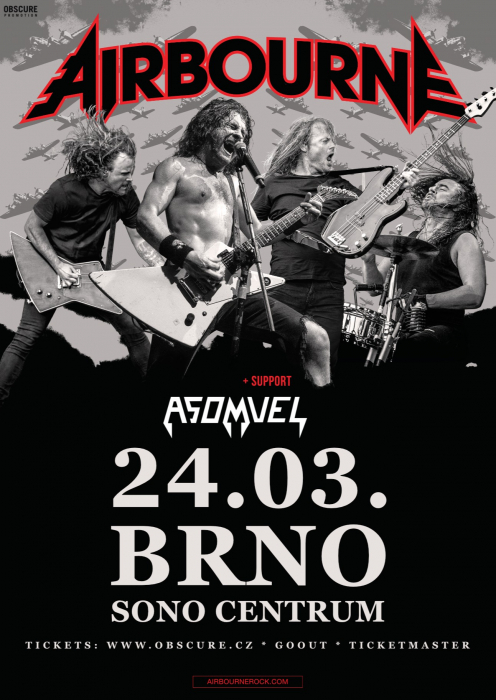 AIRBOURNE, ASOMVEL - Brno