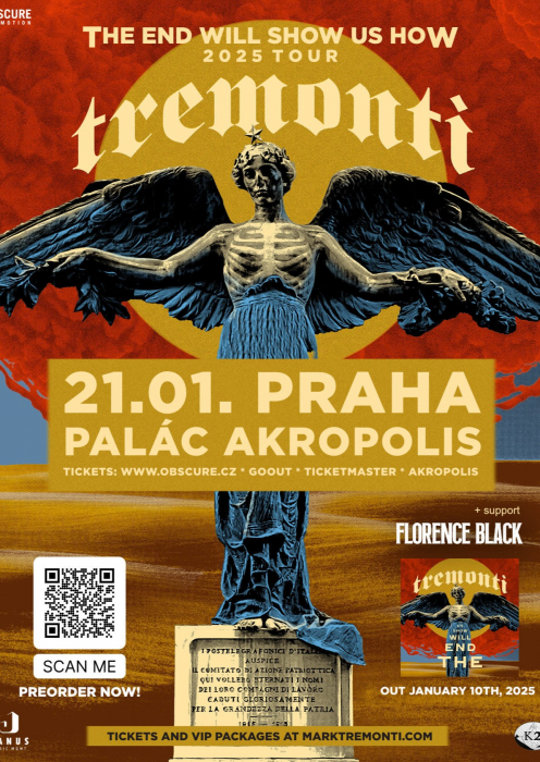 TREMONTI, FLORENCE BLACK - Praha