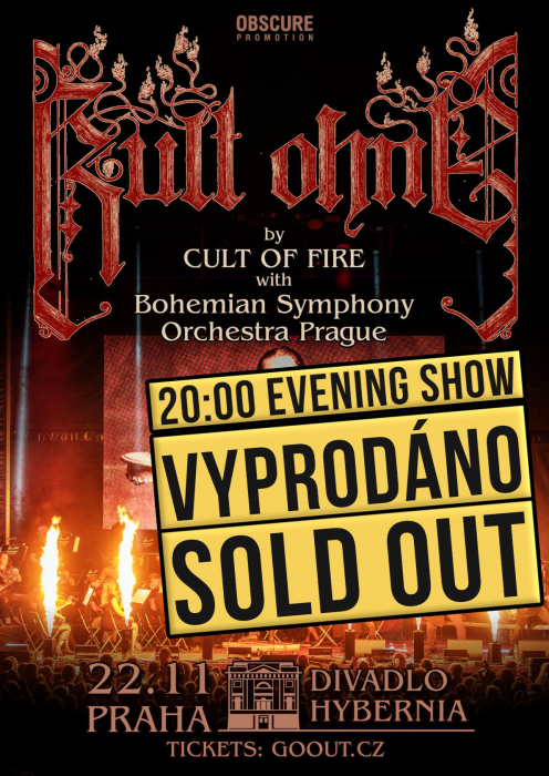 Kult ohně: Cult of Fire + Bohemian Symphony Orchestra Prague - Praha - SOLD OUT