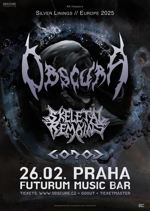 OBSCURA, SKELETAL REMAINS, GOROD - Praha ...