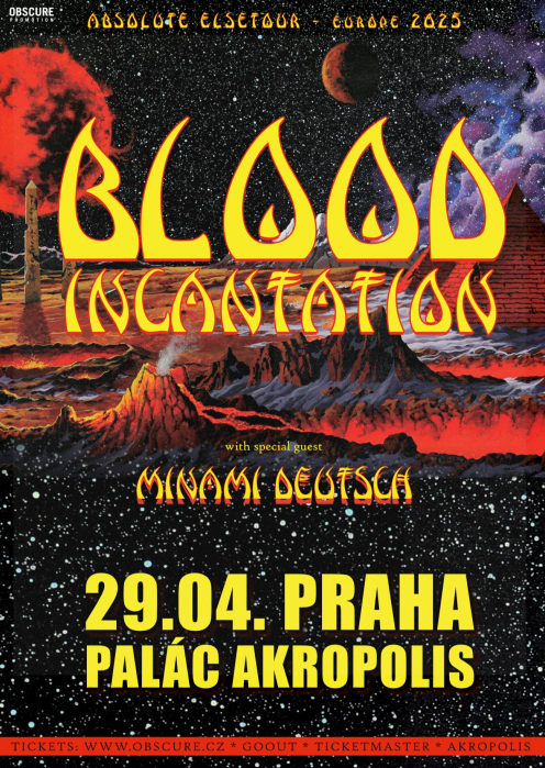 BLOOD INCANTATION , MINAMI DEUTSCH - Praha