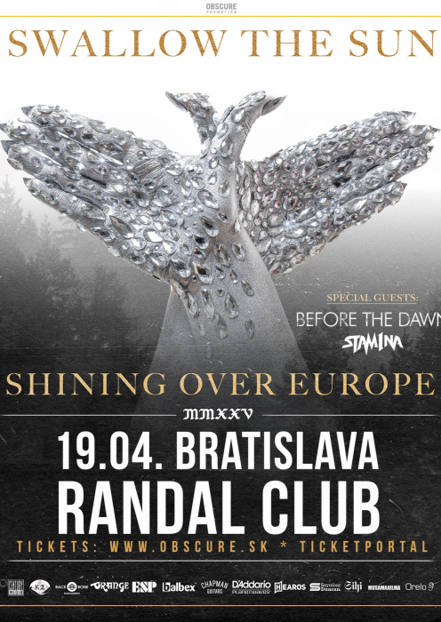 SWALLOW THE SUN, BEFORE THE DAWN, STAM1NA - Bratislava