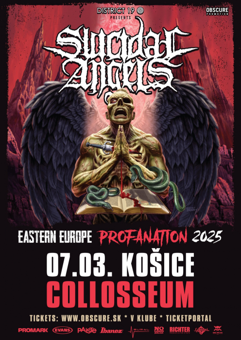 SUICIDAL ANGELS, special guest - Košice