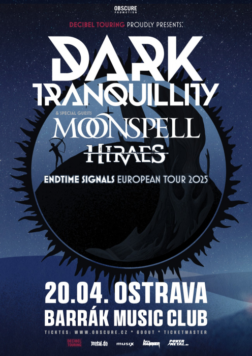 DARK TRANQUILLITY, MOONSPELL, HIRAES - Ostrava