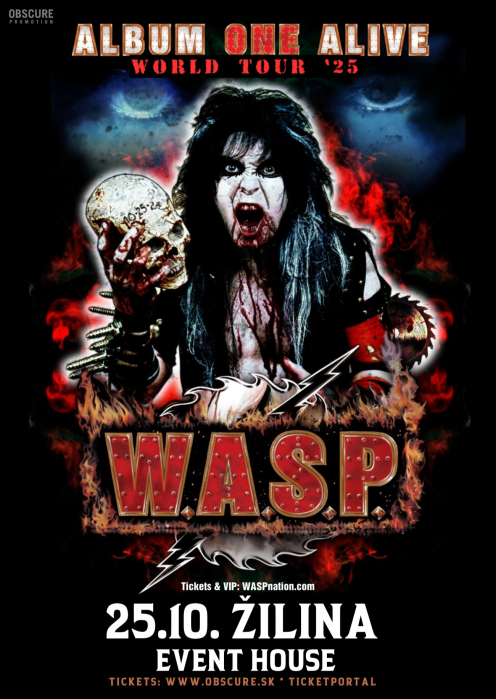 W.A.S.P. “Album One Alive 2025” - Žilina