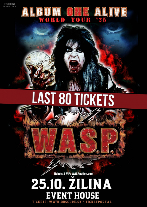 W.A.S.P. “Album One Alive 2025” - Žilina