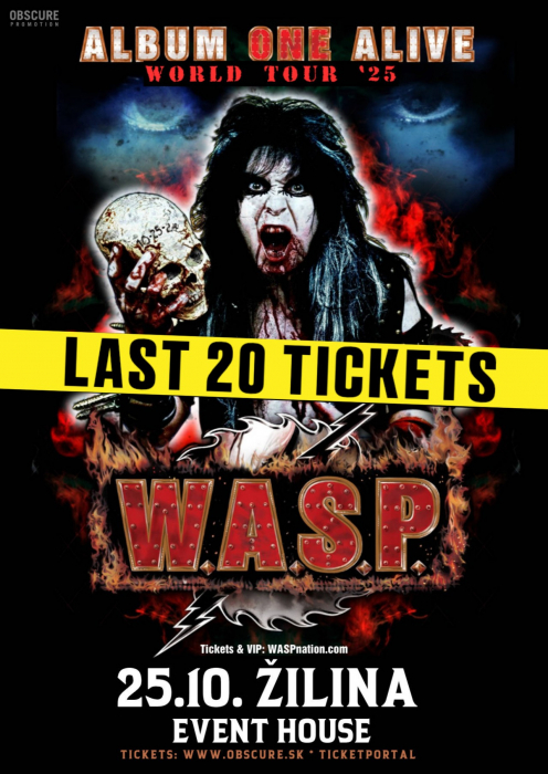 W.A.S.P. “Album One Alive 2025” - Žilina