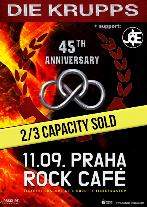 DIE KRUPPS, JESUS ON EXTASY - 45th Anniversary - Praha