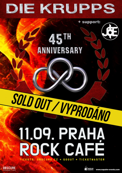 DIE KRUPPS, JESUS ON EXTASY - 45th Anniversary - Praha