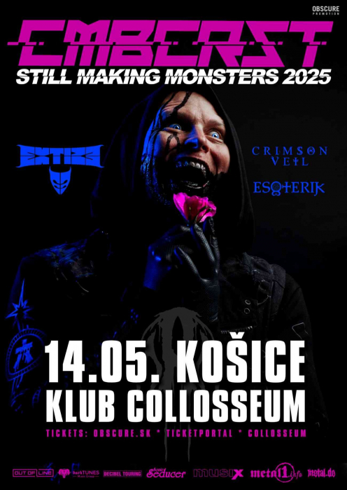 COMBICHRIST, EXTIZE, CRIMSON VEIL, ESOTERIK - Košice