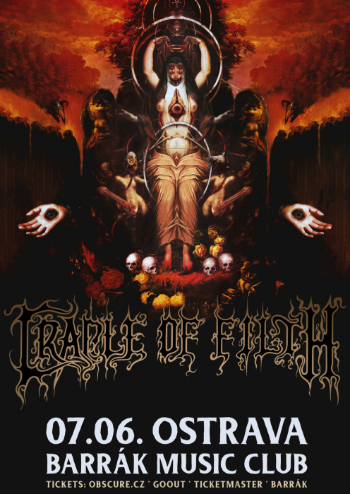 CRADLE OF FILTH, special guest - Ostrava