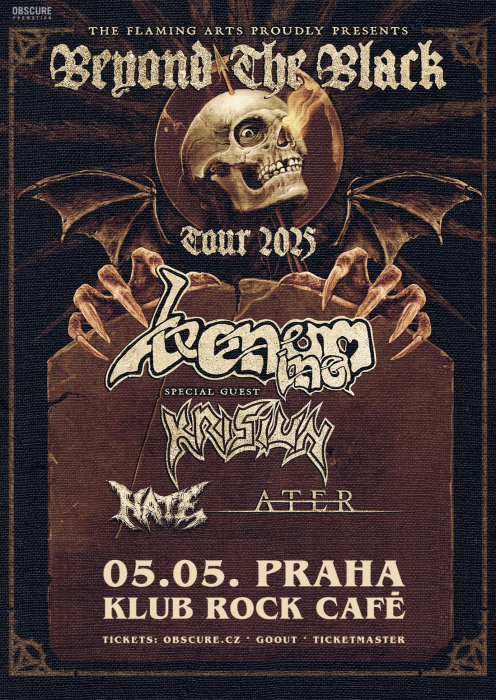 VENOM Inc., KRISIUN, HATE, ATER - Praha