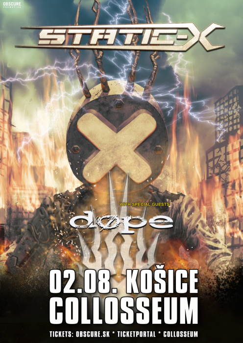 STATIC-X, DOPE - Košice