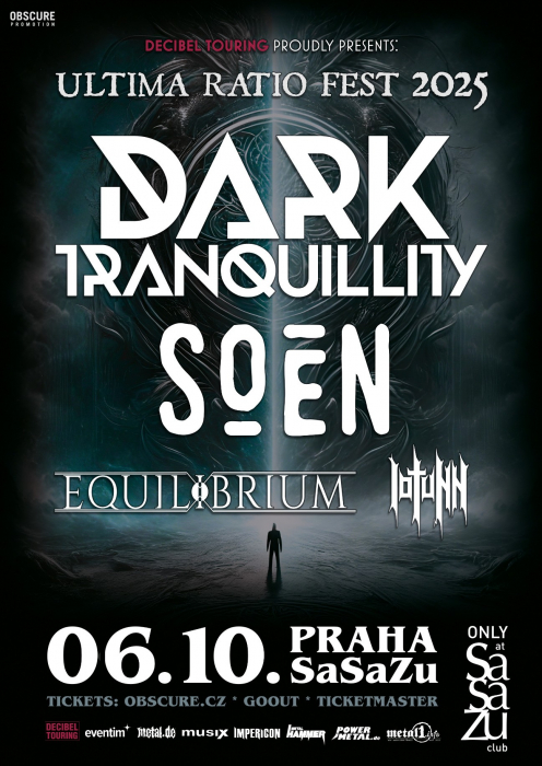 ULTIMA RATIO FEST 2025: DARK TRANQUILLITY, SOEN, EQUILIBRIUM, IOTUNN - Praha