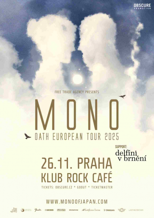 MONO, DELFÍNI V BRNĚNÍ - Praha