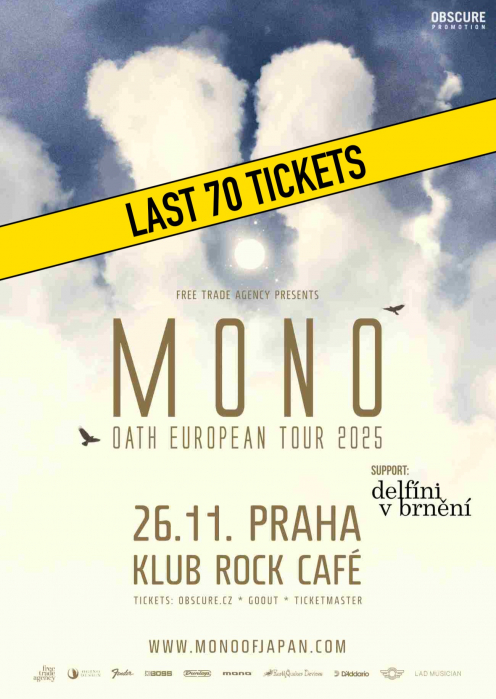 MONO, DELFÍNI V BRNĚNÍ - Praha