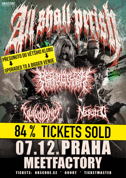 ALL SHALL PERISH, PEELING FLESH, VULVODYNIA, NECROTTED - Praha