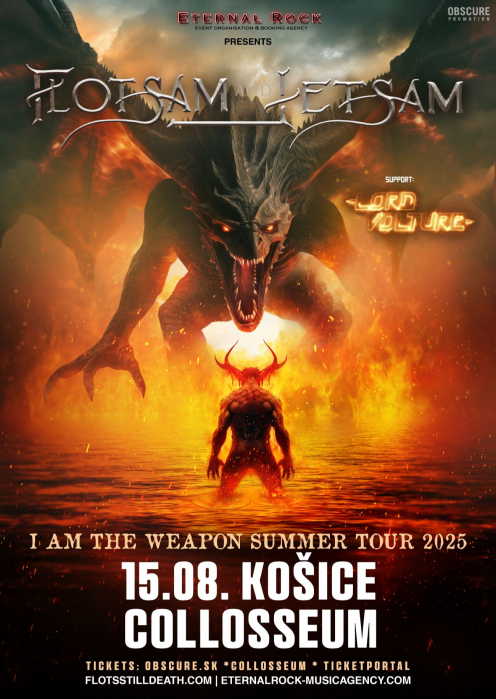 FLOTSAM AND JETSAM, LORD VOLTURE - Košice