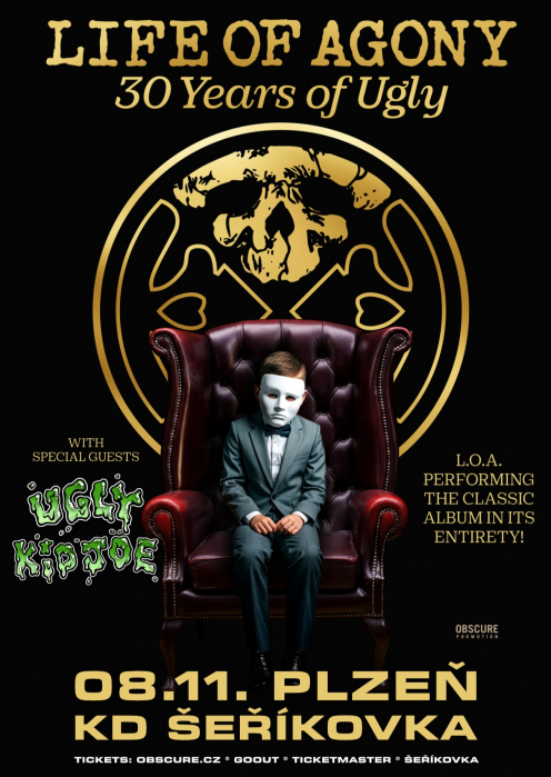 LIFE OF AGONY, UGLY KID JOE - Plzeň