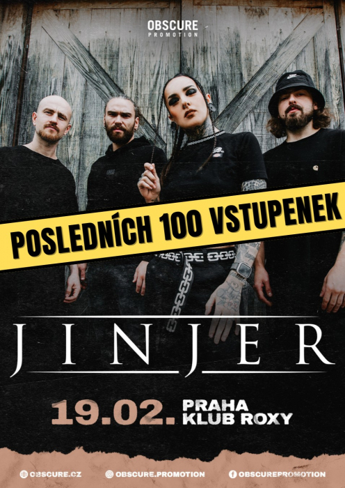 JINJER, UNPROCESSED, TEXTURES - Praha