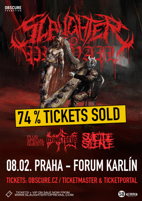 SLAUGHTER TO PREVAIL, DYING FETUS, SUICIDE SILENCE - Praha